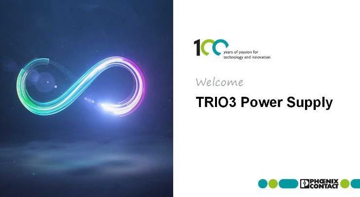 菲尼克斯第三代全新TRIO系列电源产品
